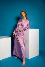 Ladda upp bild till gallerivisning, Lavender Satin Dress
