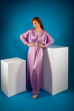 Ladda upp bild till gallerivisning, Lavender Satin Dress
